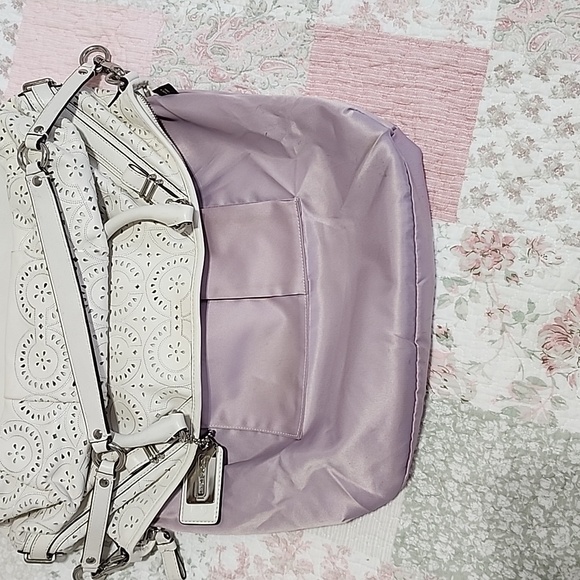 Coach Madison Laser Cut Sophia Satchel - Picture 7 of 10